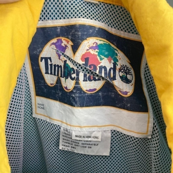Timberland | Vintage 90s Y2K Colorblock Nylon Pullover Windbreaker - Picture 5 of 6